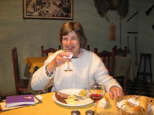 dinner at the Posada del Posadas Hotel