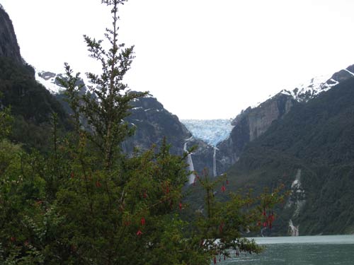 Hanging Glacier in Chile